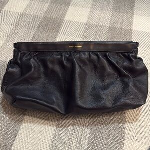 Isabel Marant Luz black leather clutch. Never used.